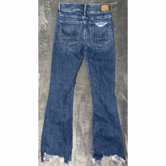 💙 American Eagle Outfitters Distressed Bootcut Jeans - Picture 6 of 7